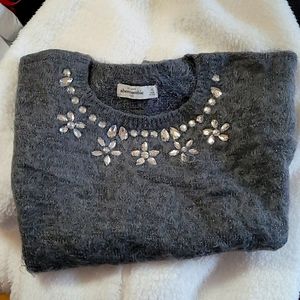 ABERCROMBIE GIRLS RHINESTONE SWEATER